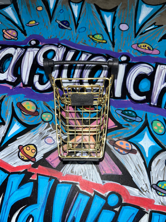 Miniature Shopping Cart