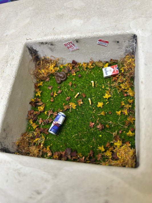 Concrete Street Ditch Obstacle