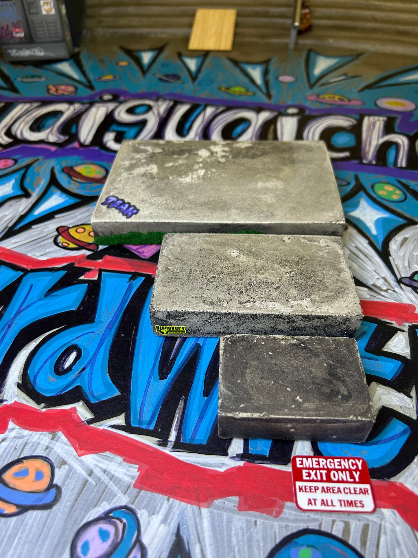 Concrete Street Pyramid Boxes