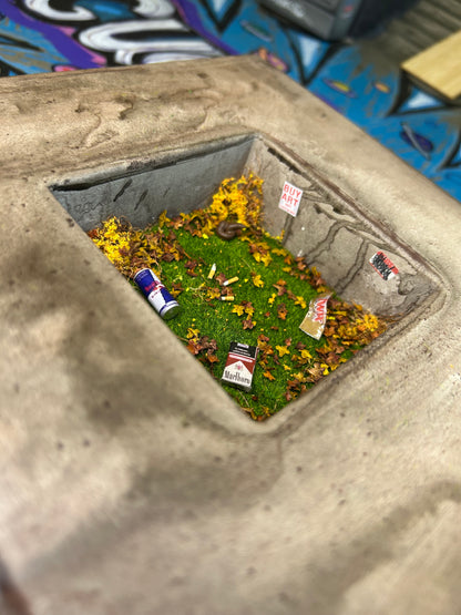 Concrete Street Ditch Obstacle
