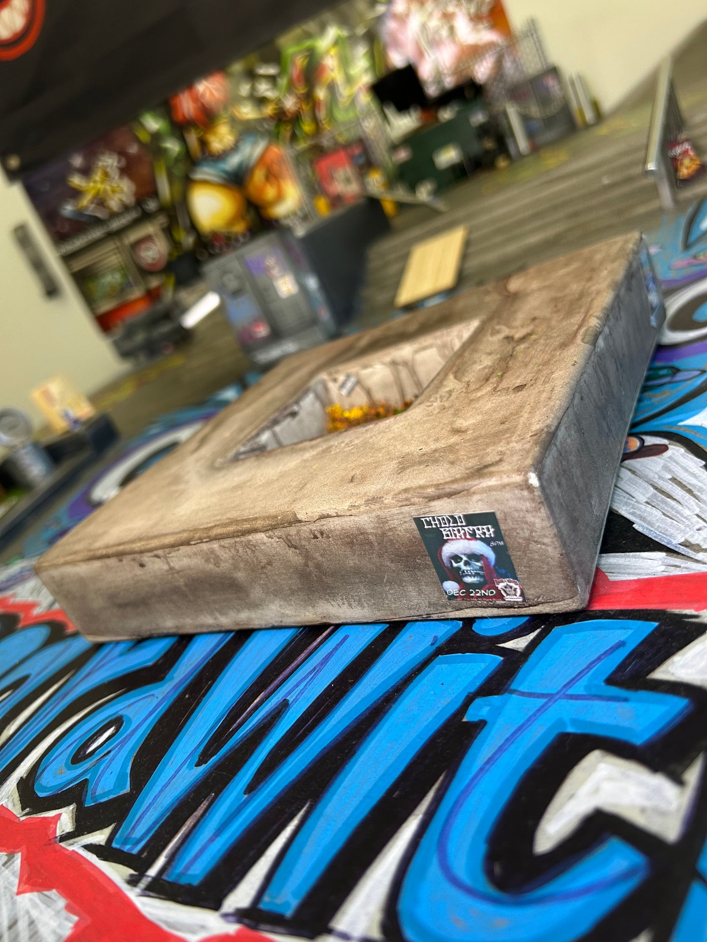 Concrete Street Ditch Obstacle